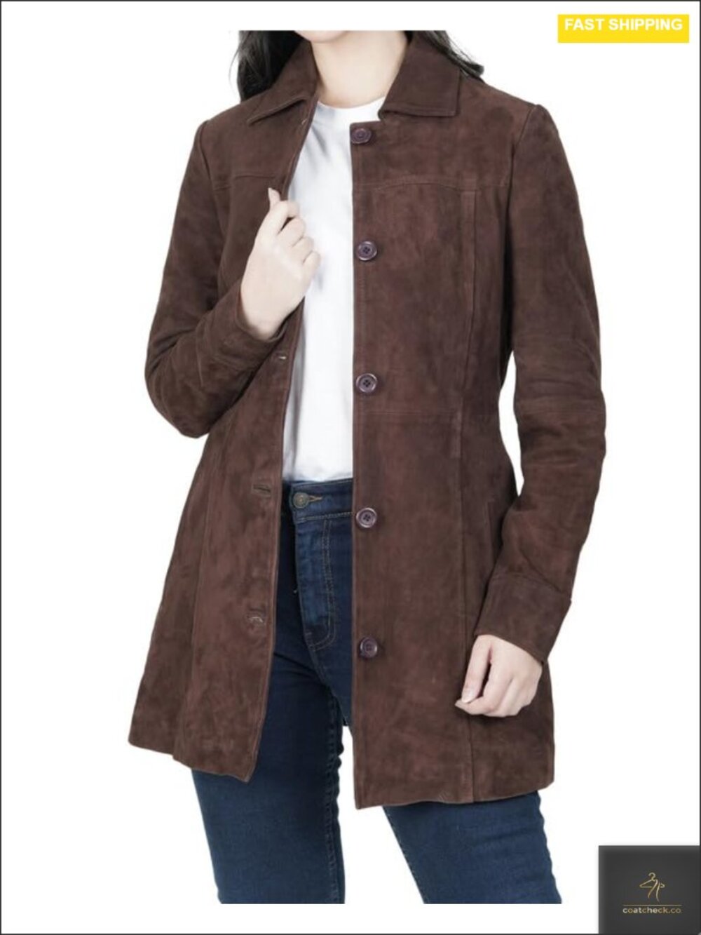 Women's Lambskin Leather Jacket Real Genuine Coat Long Sleeve